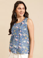 Load image into Gallery viewer, Printed Front Pleated top
