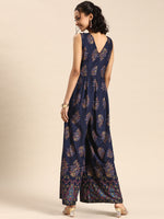 Load image into Gallery viewer, V neck pleated jumpsuit
