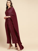Load image into Gallery viewer, Jumpsuit with a dupatta Drape
