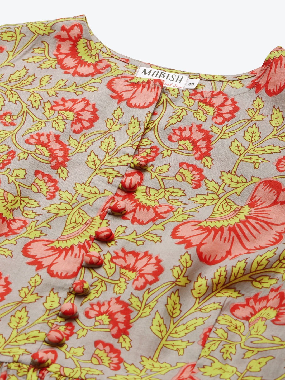 Midi Layered dress with balloon sleeve