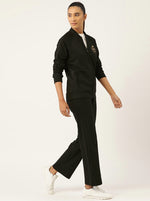 Load image into Gallery viewer, Zipper Sweatshirt with Straight Track pant set
