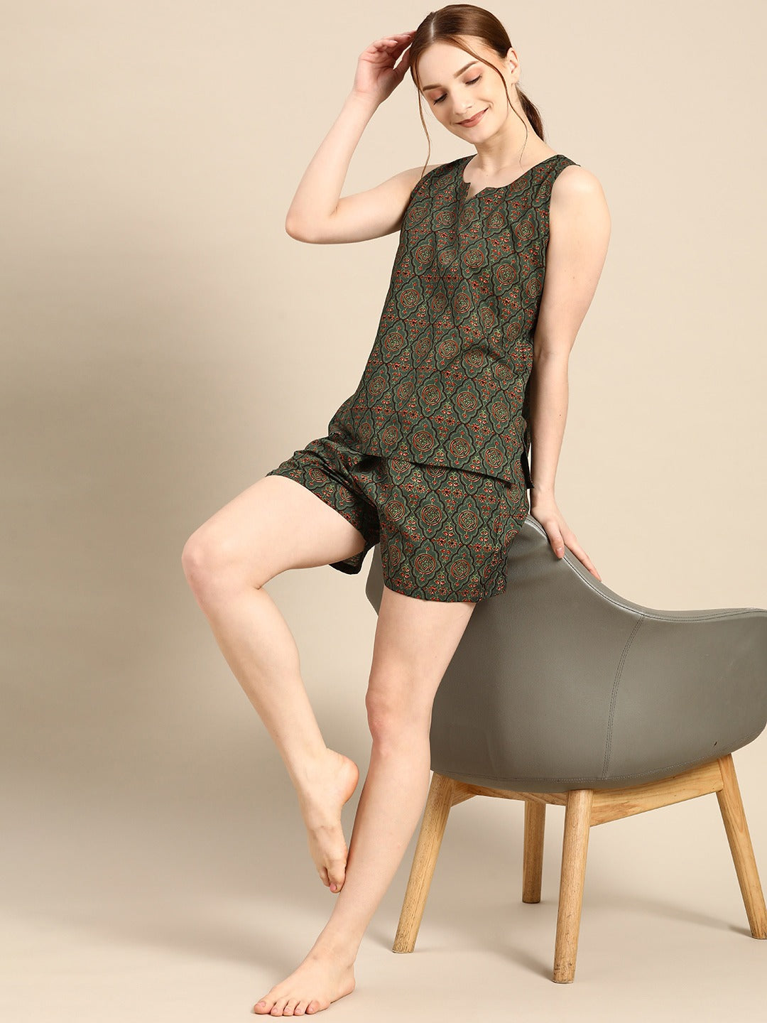Kurti with Shorts Set