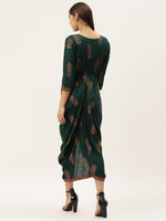 Load image into Gallery viewer, Overlap side cowl dress
