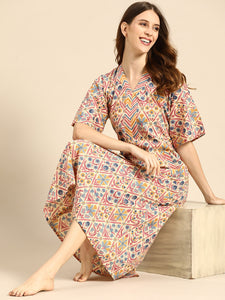 Kaftan Dress with side pockets