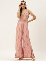 Load image into Gallery viewer, Front borders with kalidar pants printed jumpsuit
