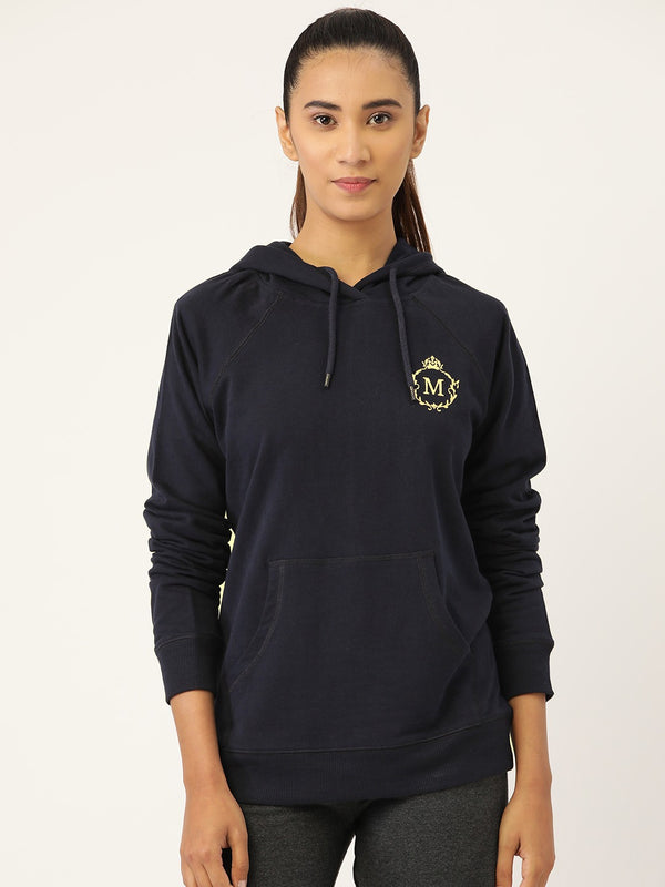 Front pocket hoodies in Navy