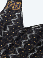 Load image into Gallery viewer, Front loops with flare pleated pants printed jumpsuit
