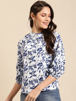 Load image into Gallery viewer, Balloon sleeve front placket top
