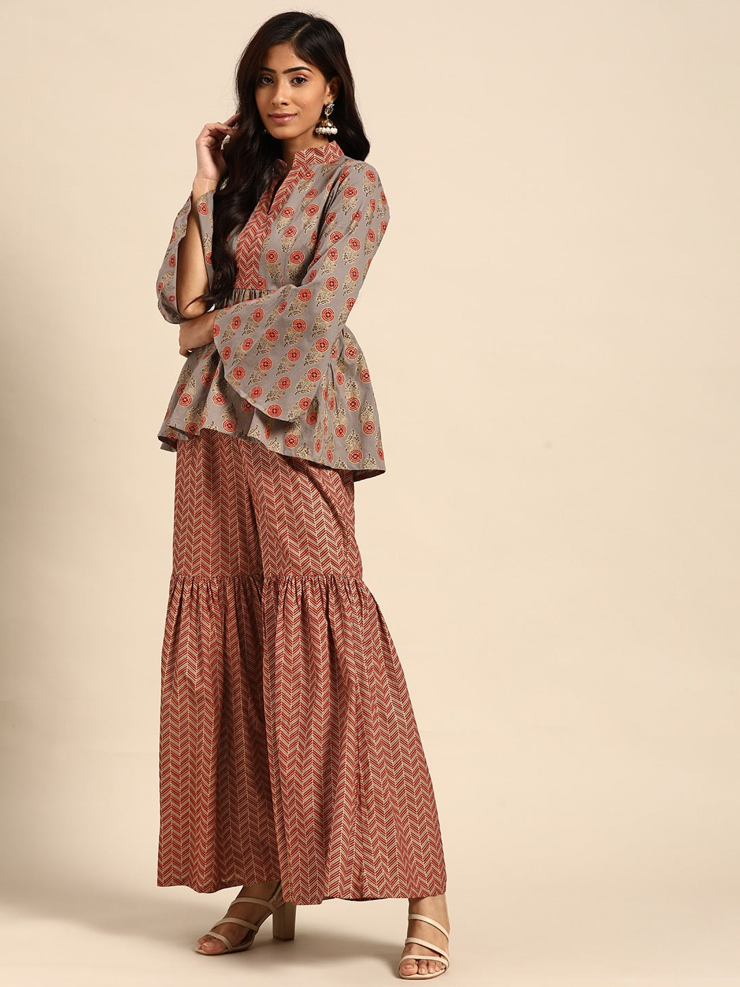 Kurti with sharara