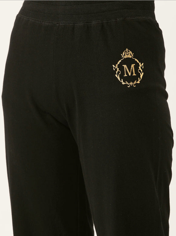 Zipper Sweatshirt with Straight Track pant set